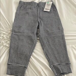 Striped Black and White Kids Bottoms
